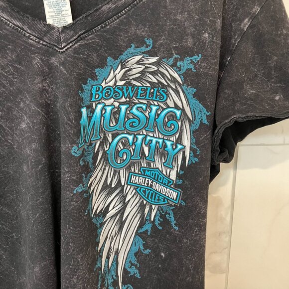 Harley-Davidson, Black/Gray, Size: L, Boswells Music City Nashville, TN - Picture 2 of 5